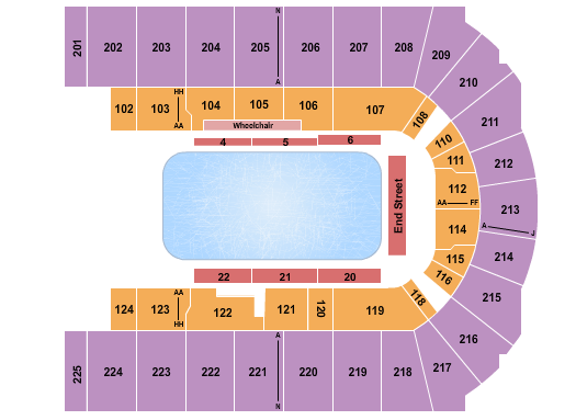 War Memorial Arena Disney On Ice Seating Chart