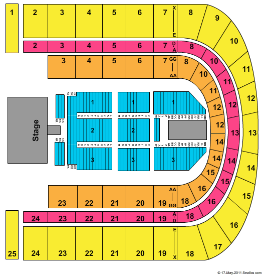 War Memorial Arena Disney On Ice Seating Chart